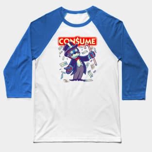 CONSUME (Moneypoly version) Obey your God named Capitalism Baseball T-Shirt